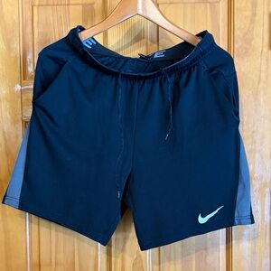Men’s Nike Black and Gray Dri-Fit Shorts